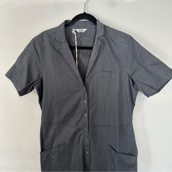 Bridge & Burn The Lou Utility Jumpsuit NWT NEW Large Slate - Picture 4 of 13